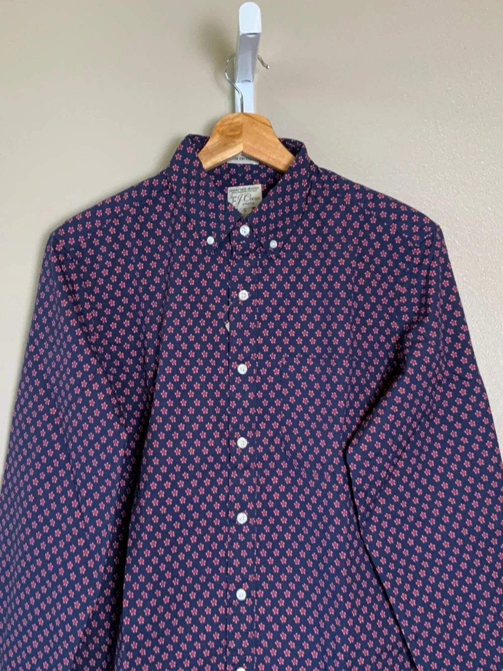 J. Crew Slim Untucked Stretch Secret Wash Cotton Poplin Button Down Shirt